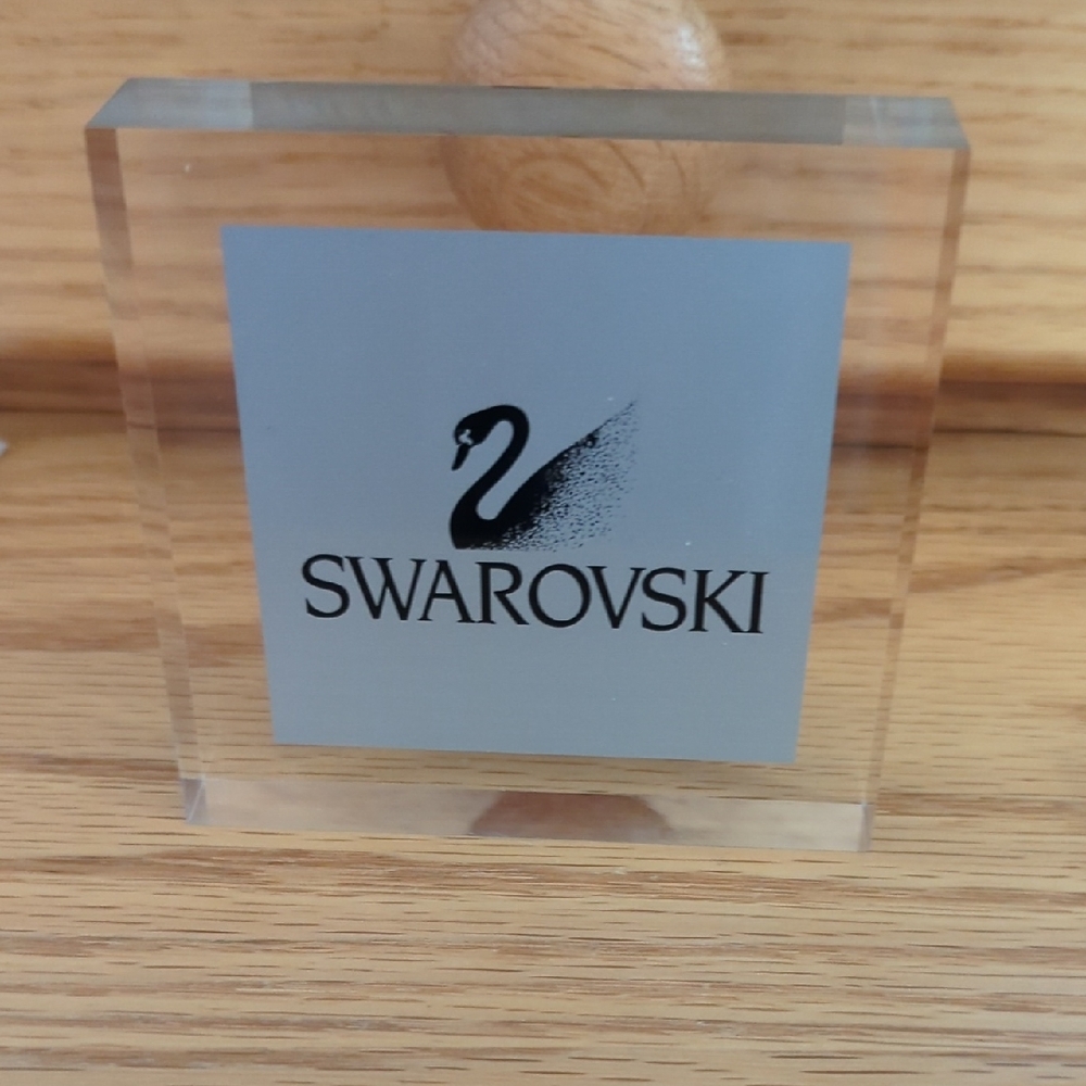 Swarovski Crystal Logo Block